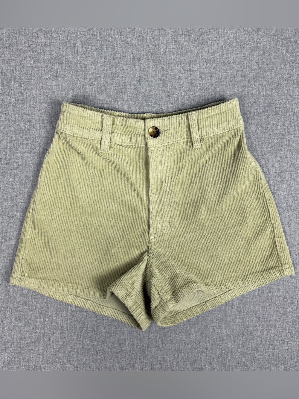 Billabong Free Fall Corduroy Shorts 24 Avocado Retro‎ Beach Y2K